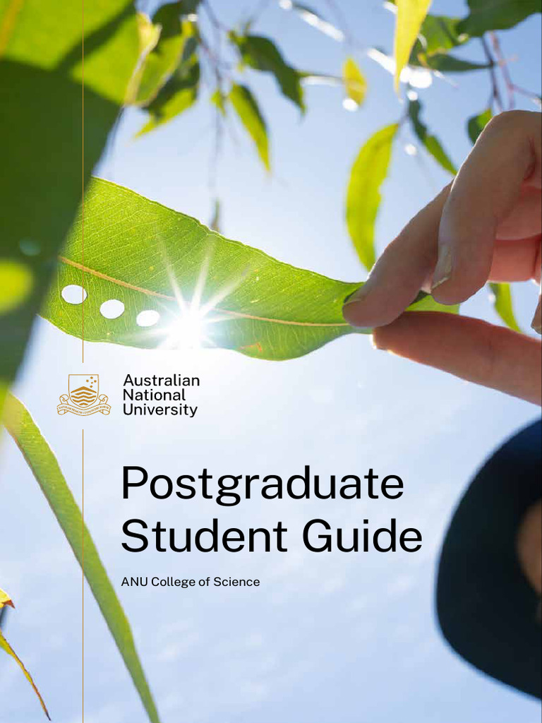 ANU Postgraduate Student Guide 2023 | PDF | Science | Postgraduate ...
