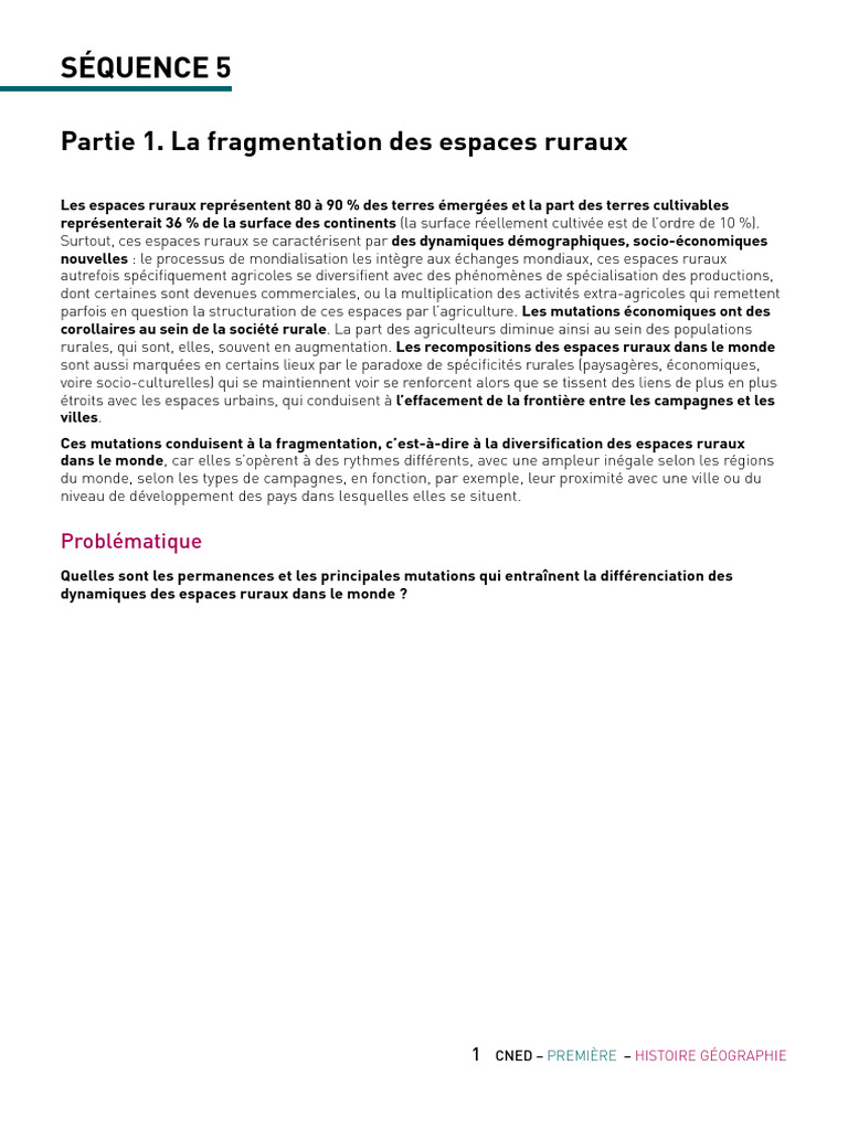 Mutations des espaces ruraux mondiaux | PDF | Agriculture | Biocarburant