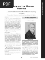 J. Sulston and the International Human Genome Sequencing Consortium- Society and the Human Genome