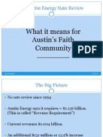 What It Means For Austin's Faith Community: The Austin Energy Rate Review