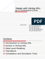Basic Logic Design With Verilog HDL:: Gate-Level Design On Combinational Circuits