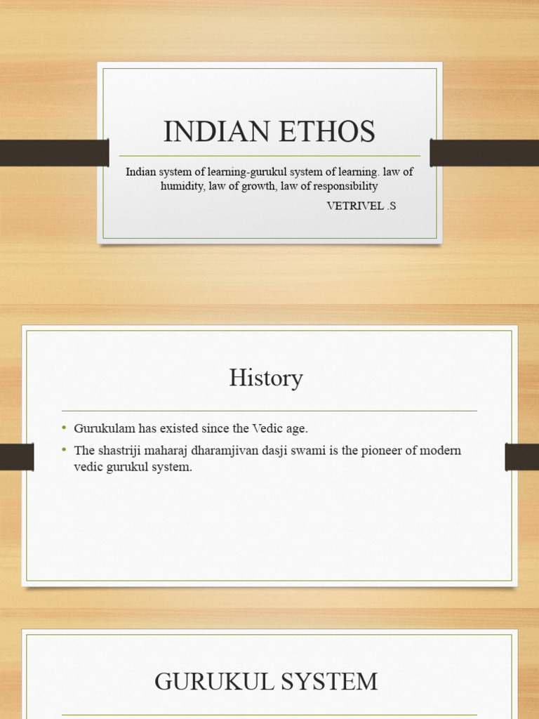 Indian Ethos | PDF | Career & Growth