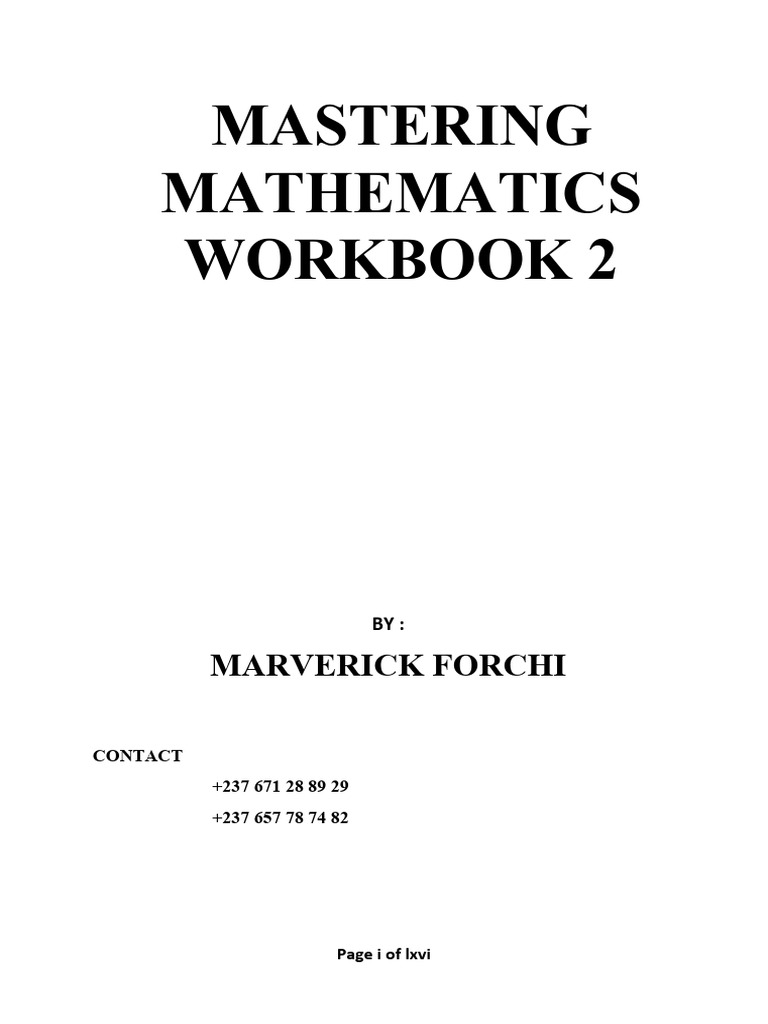 Mastering Mathematics Workbook 2 | PDF | Triangle | Geometry