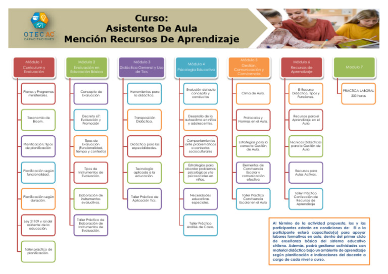 Malla Asistente de Aula | PDF | Evaluación | Educación primaria