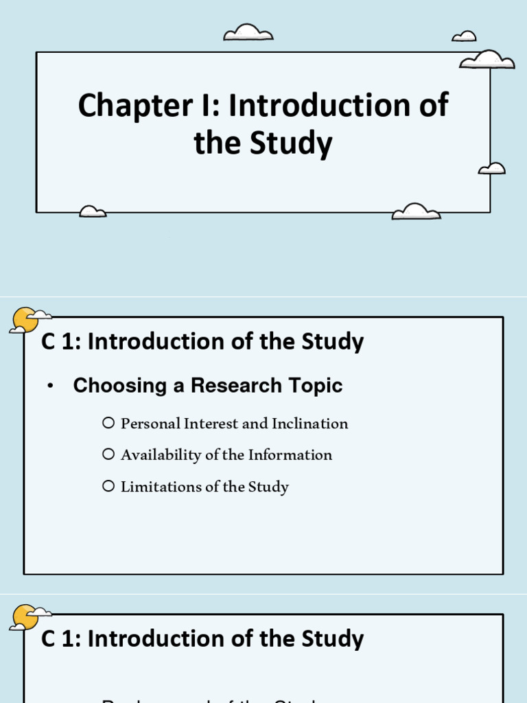 Research Study Introduction and RRL Guide | PDF | Knowledge | Cognition