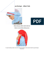 Kreasi Jilbab Manis Berlapis