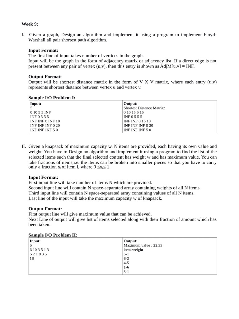 Week 9 | PDF