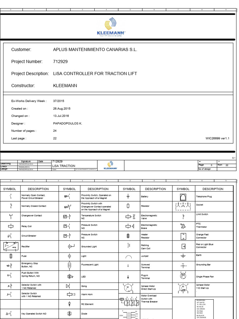 Customer: Project Number: Project Description: Constructor: Aplus ...