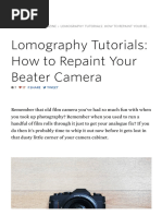 Step by Step Camera Painting V2 | PDF | Paint | Photography Equipment