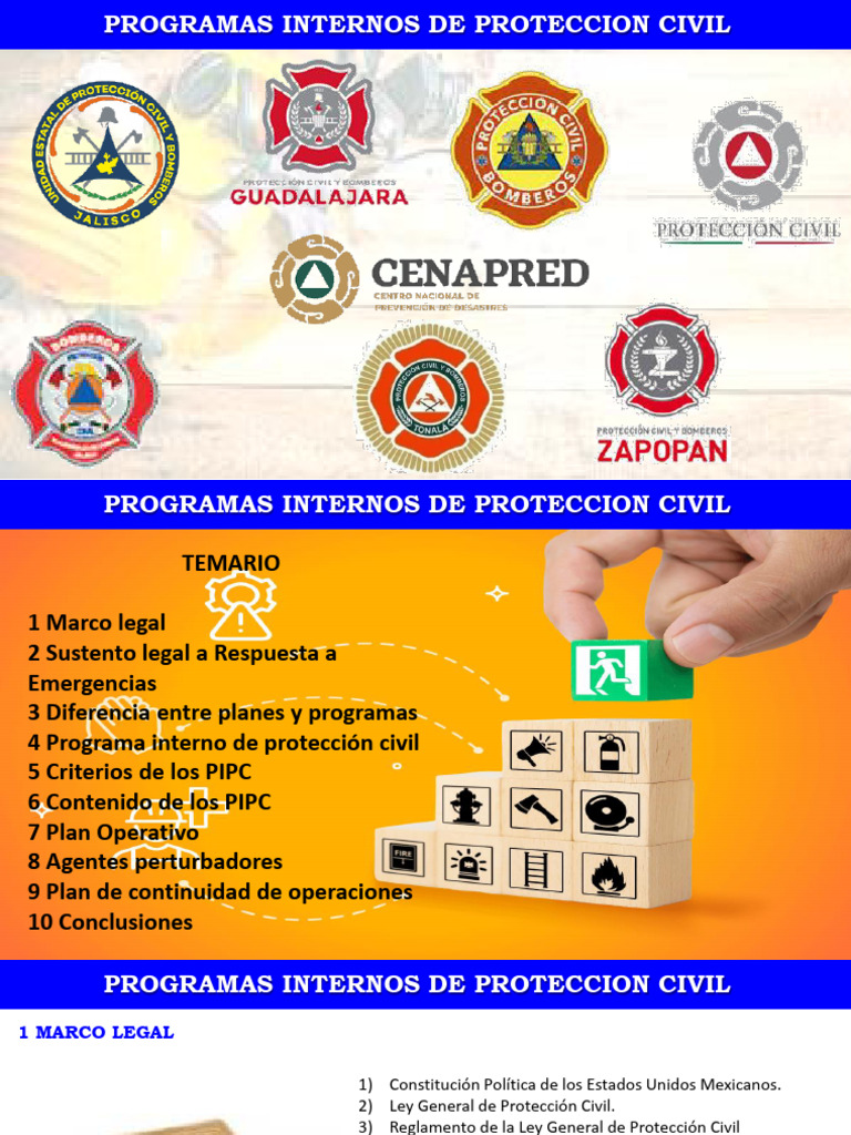 Presentacion Pipc Jal | PDF | Defensa Civil | Riesgo