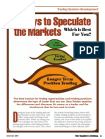 3 Ways To Speculate The Markets