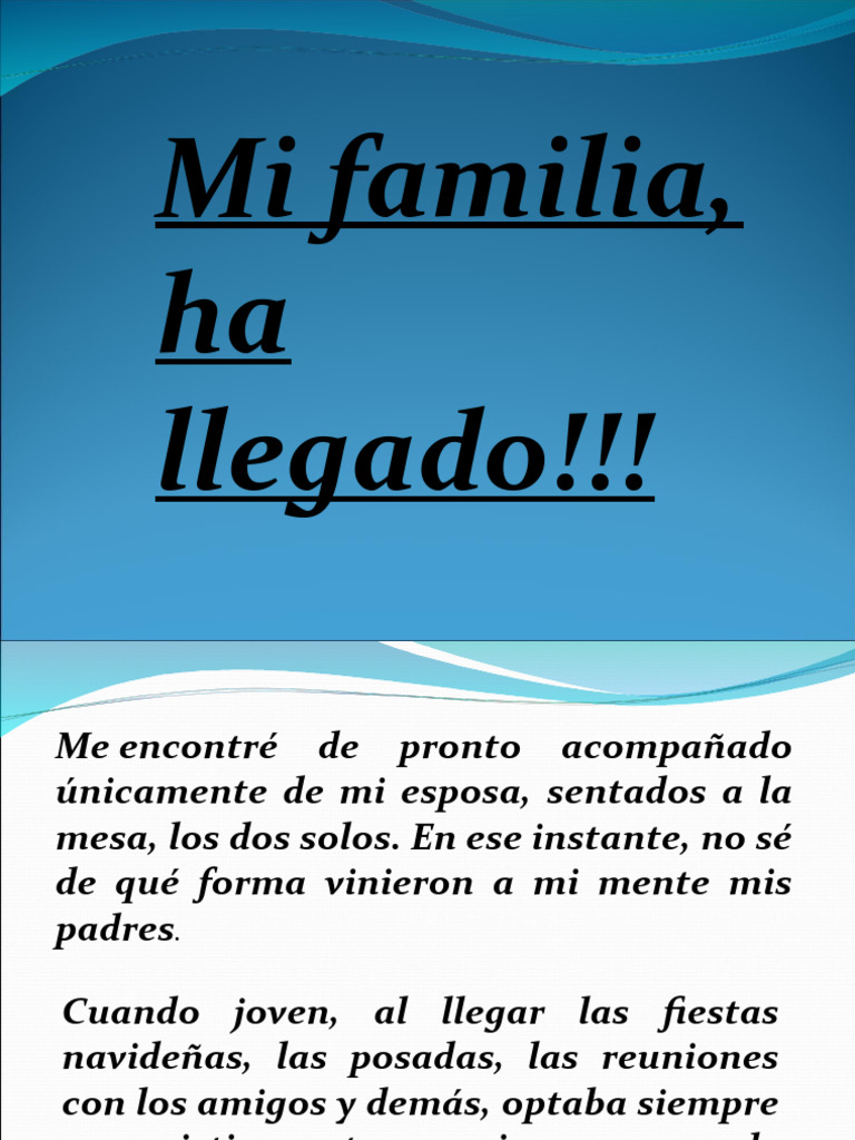 Reflexiones sobre la familia y el tiempo | PDF