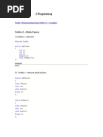 C Programming With Solutions