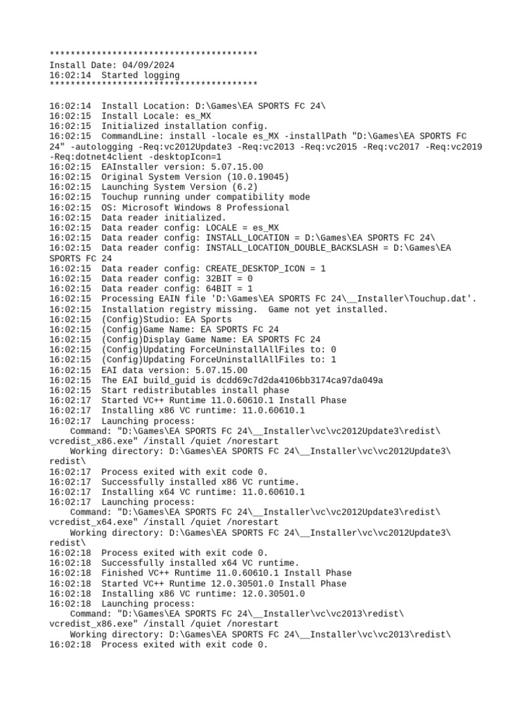 Install log pdf command line interface windows registry