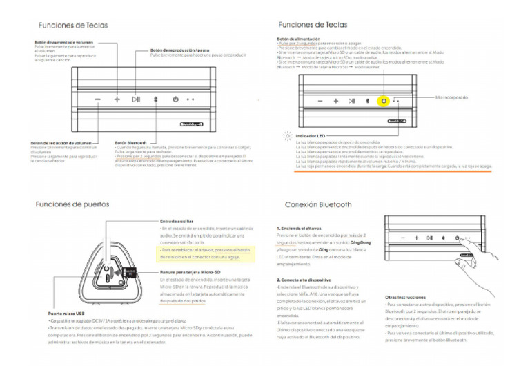 Manual de Mifa A10+ | PDF