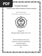 Download Makalah Fiqh Munakahat Perintah Menikah Definisi Hukum Hikmah Maksud Dan Tujuan Pernikahan by musafir1412 SN75845683 doc pdf