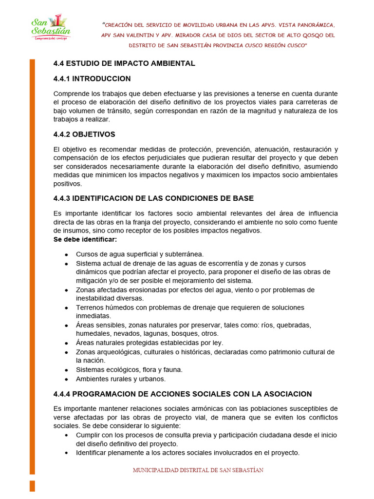 Estudio de Impacto Ambiental | PDF | Entorno natural | Residuos