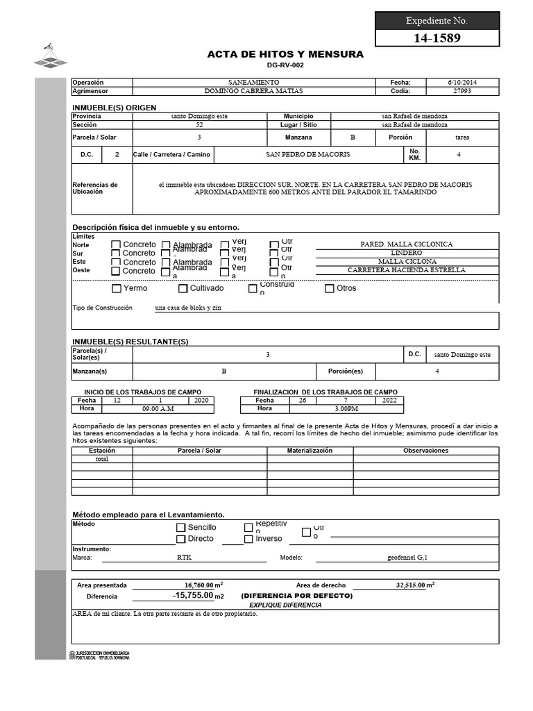 Acta de hitos pdf agrimensura