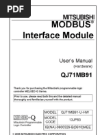 MODBUS Interface Module QJ71MB91 Users Manual Hardware IB - NA - 0800329-B