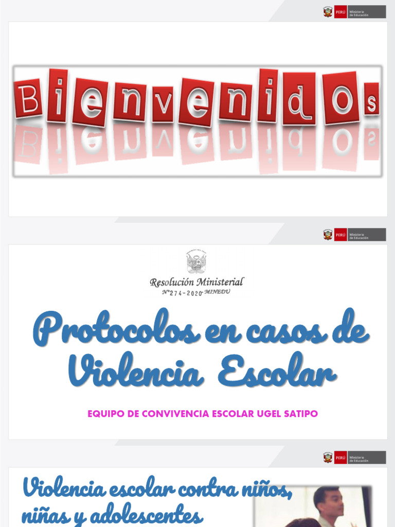 Protocolos de Atención a la Violencia Escolar | PDF | Violencia | Abuso ...