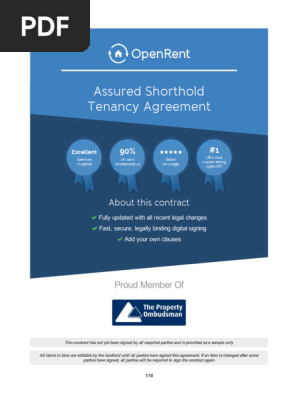 Rental Agreement for 20 Hardy Street HU5 2PL - Ref 1697044-638275560084351138