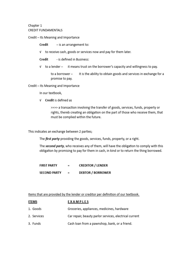 Fm201 transcript of all reports pdf finance money management credit