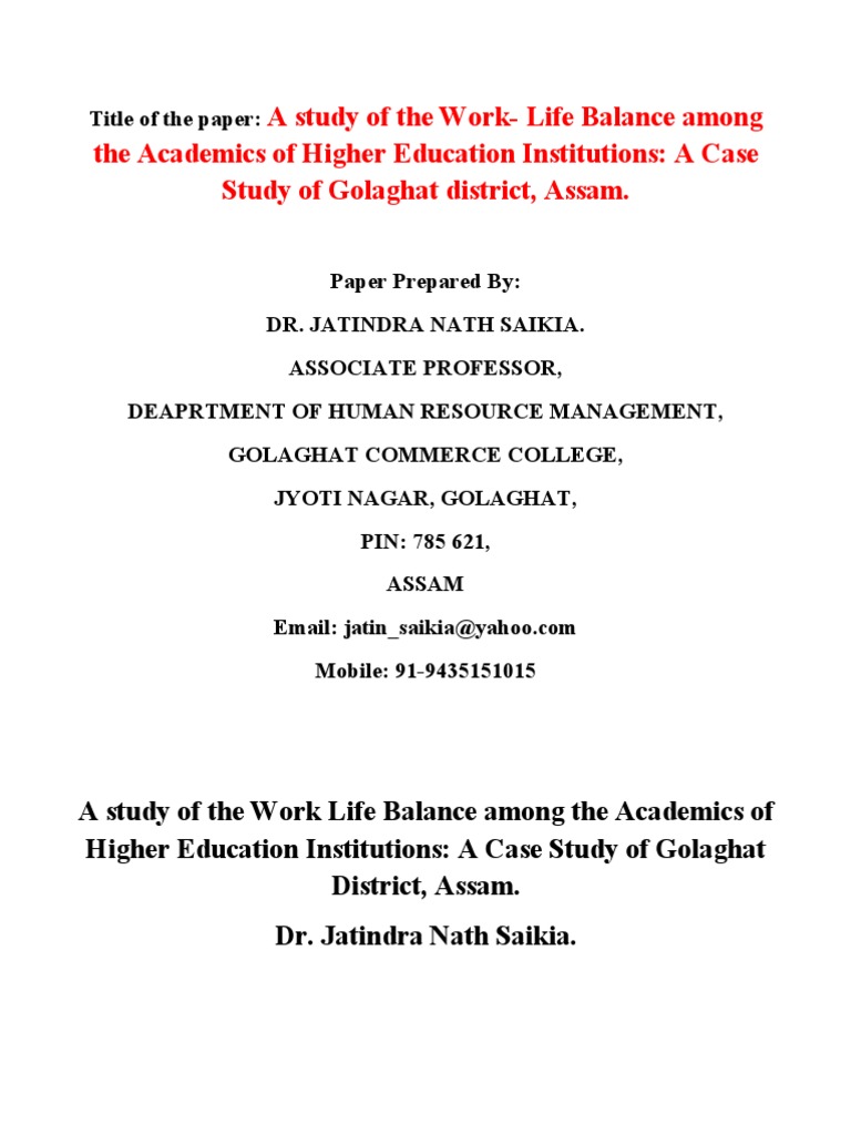 Work life balance journal articles picture