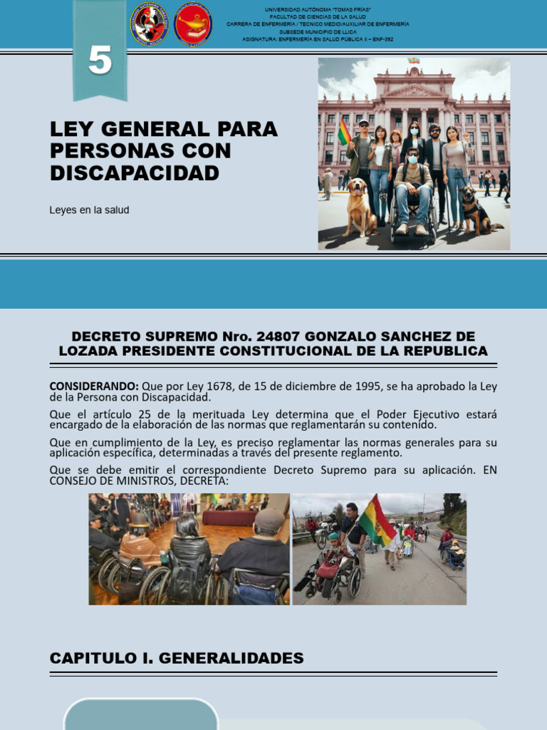 Derechos de Salud para Personas con Discapacidad | PDF | Invalidez ...