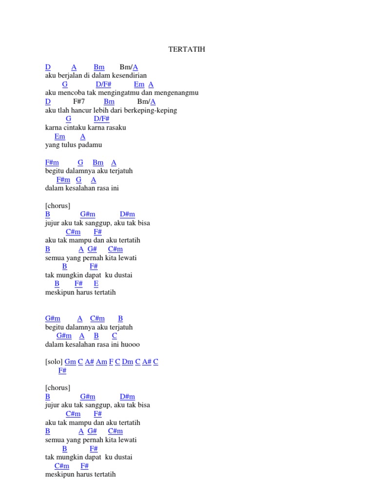 Kunci Gitar Pdf