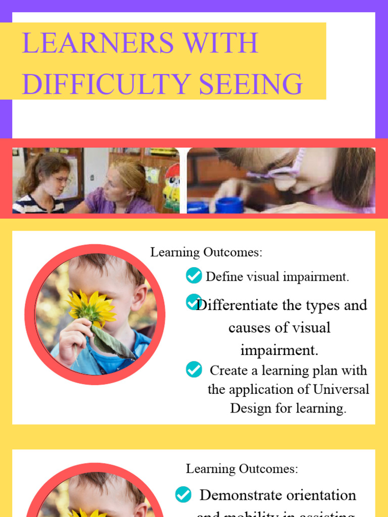 Understanding Visual Impairment Education | PDF | Visual Impairment ...