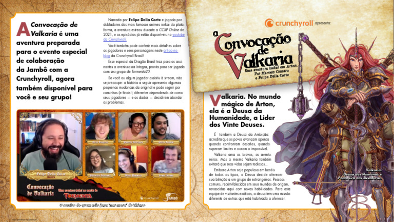 Aventura Isekai em Arton: Convocação de Valkaria | PDF | Mitologia grega