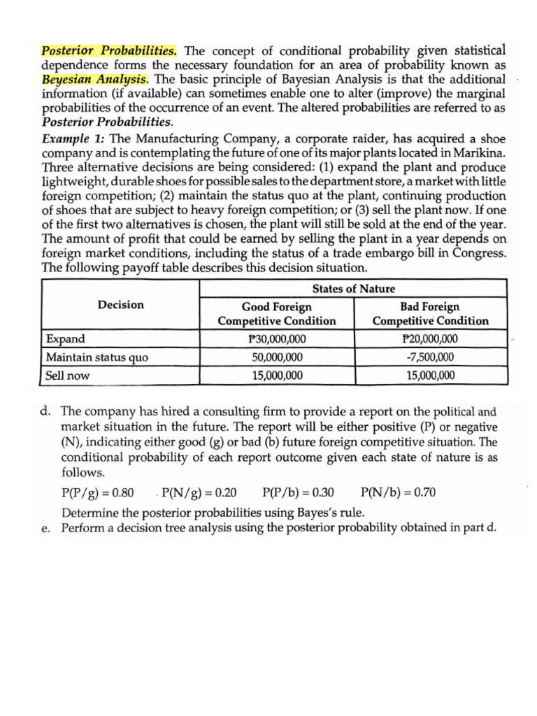 Decision Tree With Posterior Probabilities | PDF