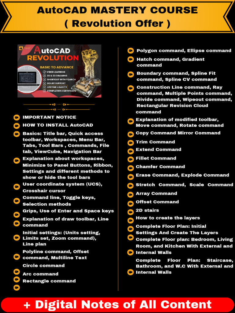 AutoCAD Installation and Basics Guide | PDF | Concrete | Stairs
