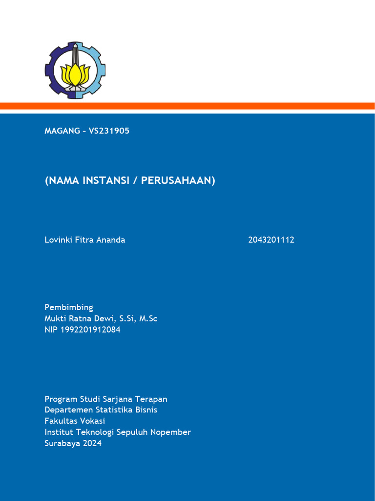 Laporan Magang Template | PDF