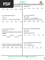 TYT Matematik Temel Kavramlar Test 1 | PDF
