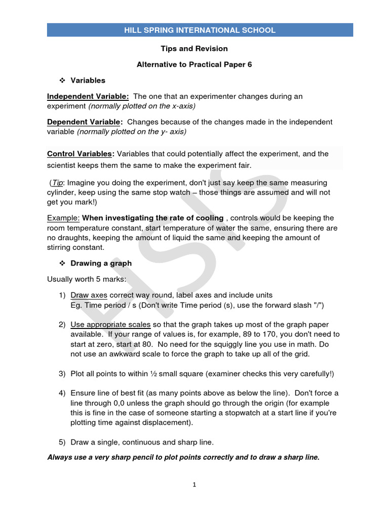 Practical Experiment Tips and Accuracy | PDF | Accuracy And Precision ...