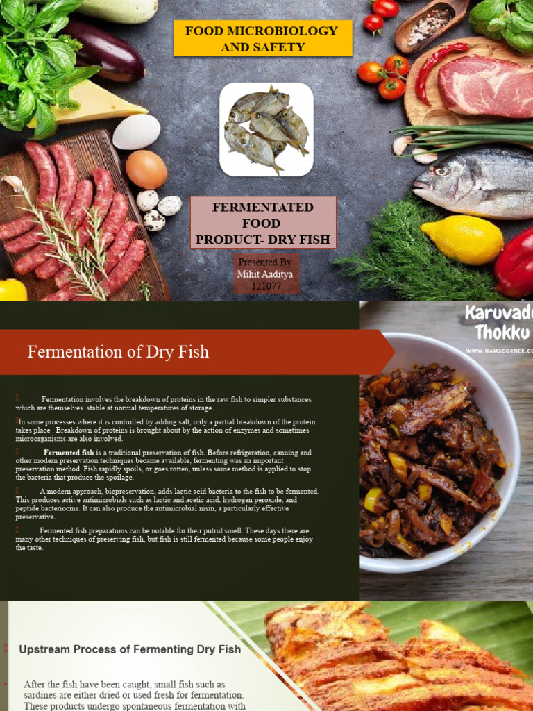 Fermentation Process of Dry Fish | PDF | Food Preservation | Fermentation