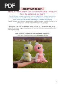 Lysenkocrochet Baby Dinosaurio - 240711 - 182352