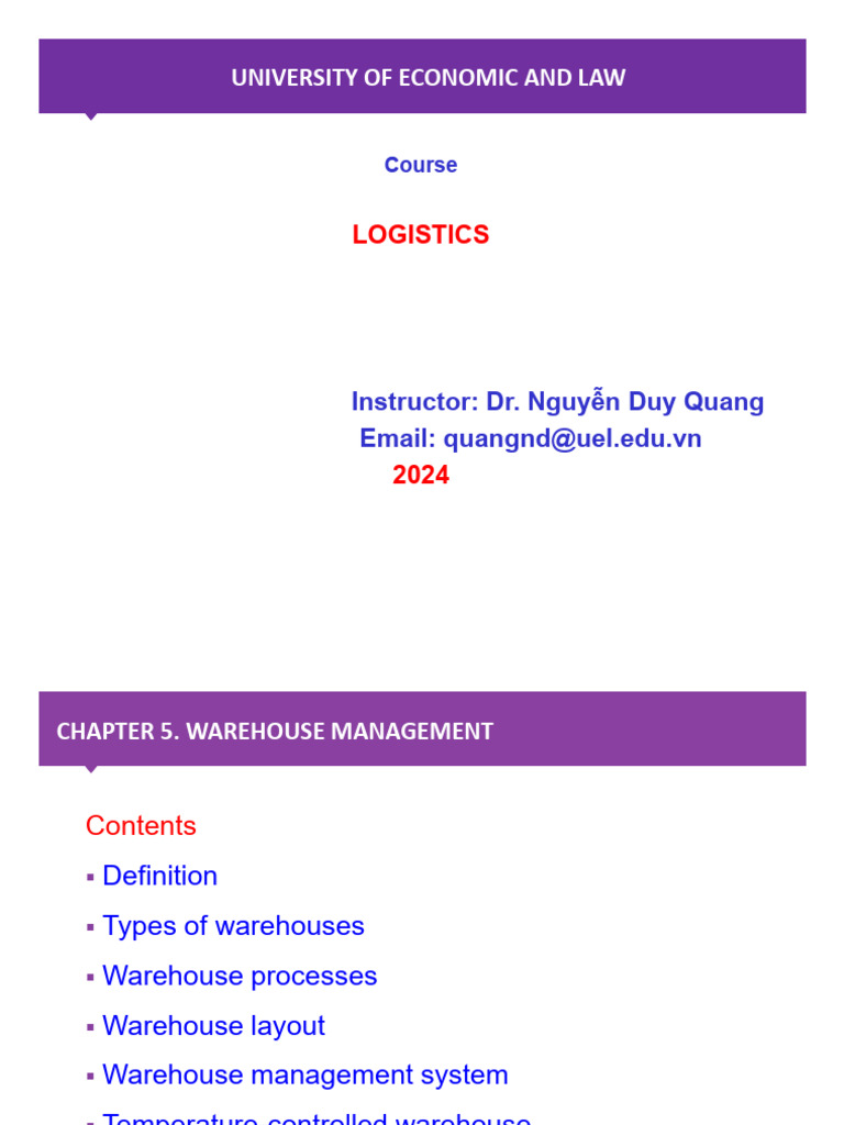 Understanding Warehousing Concepts | PDF | Warehouse | Logistics