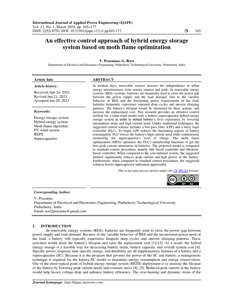 An Effective Control Approach of Hybrid Energy Storage System Based On ...