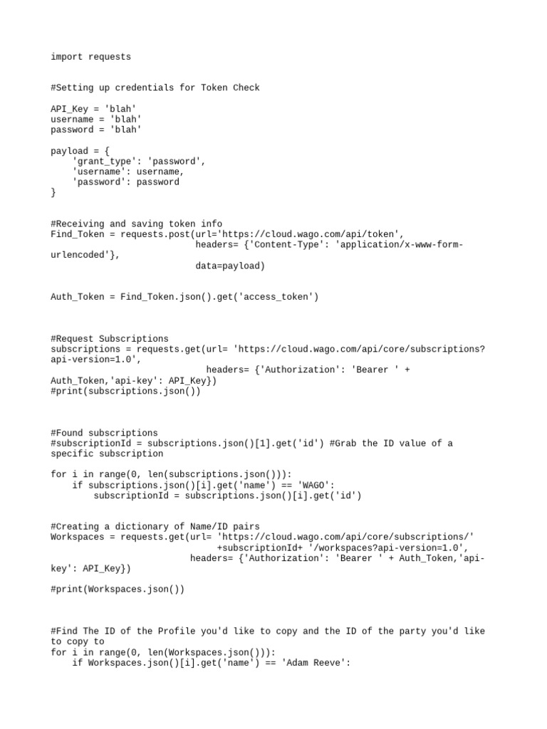 WAGO API: Copy Alarm Configurations | PDF | Json | Computing