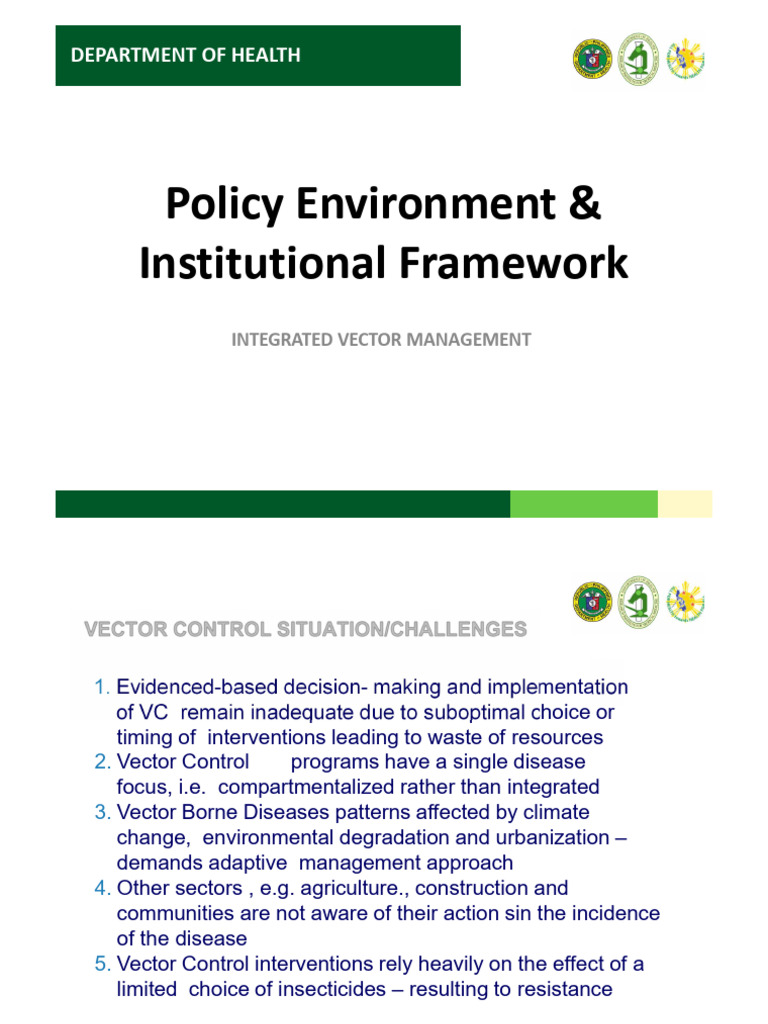 12j - IVM Policy and Institutonal Framework | PDF | Policy | Preventive ...
