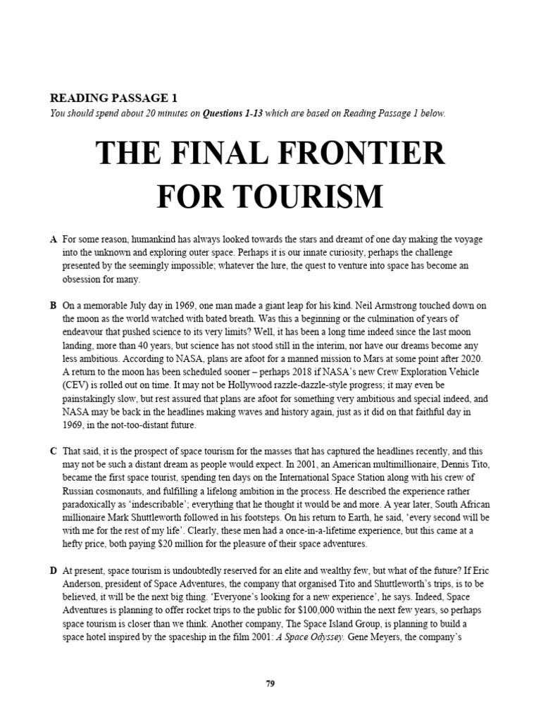 Space Tourism: The Next Frontier | PDF | Fur | Otto Von Bismarck