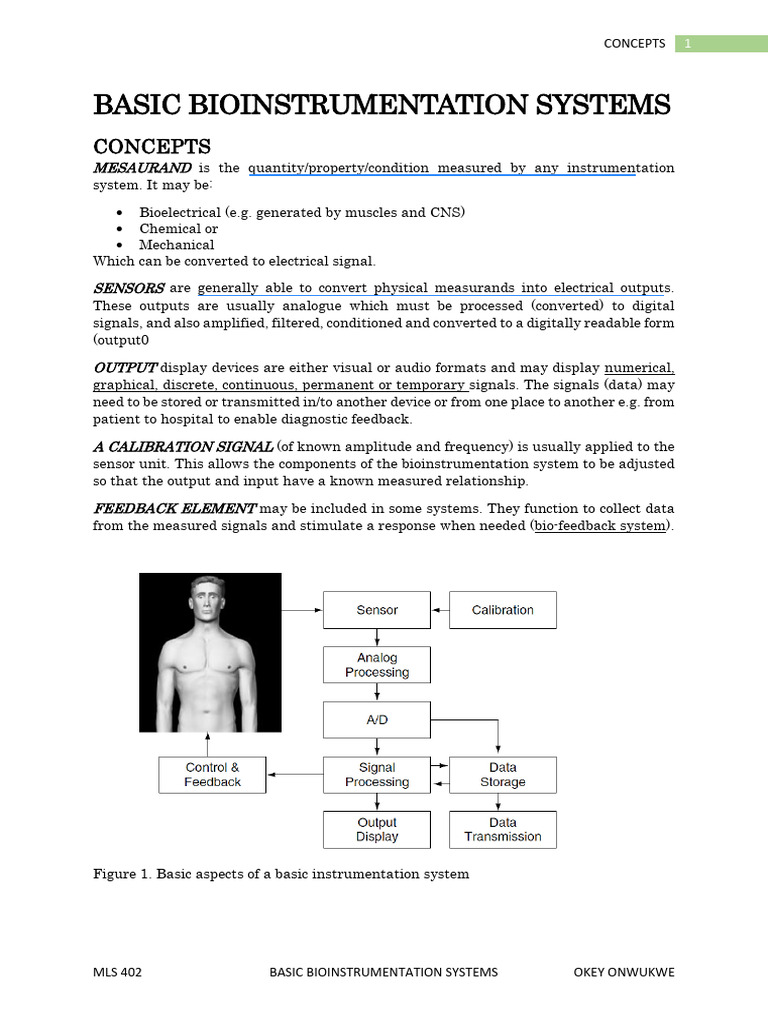 Basic Bioinstrumentation Systems Overview | PDF | Capacitor ...