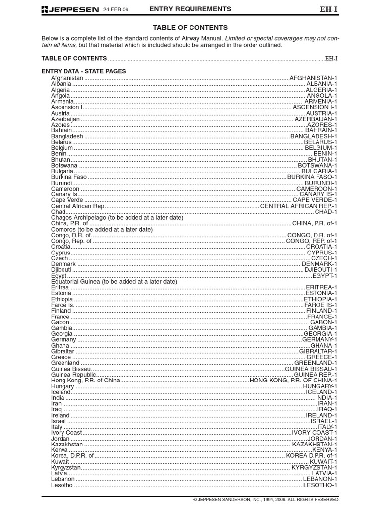 Airway Manual Entry Requirements Guide | PDF | Identity Document ...
