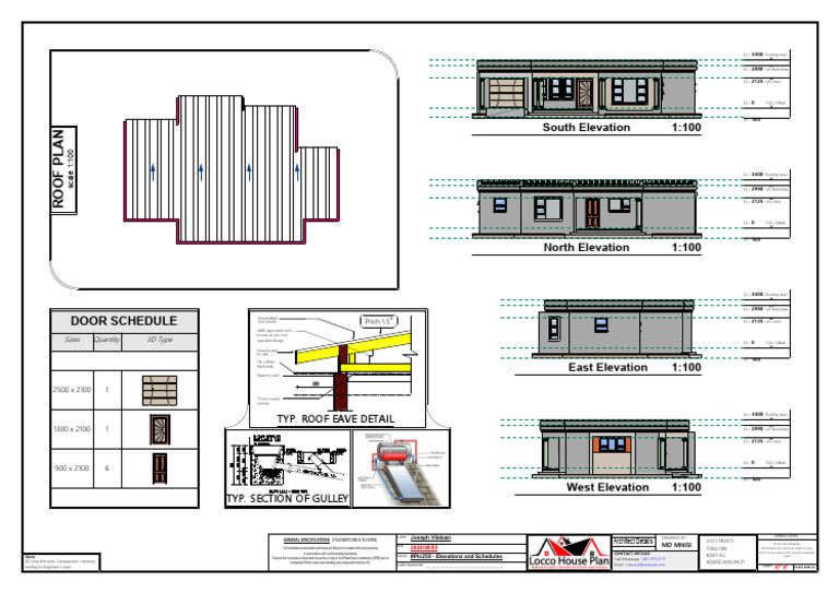 Pln255 - #2(Elevations & Roof) | PDF | Roof | Structural Engineering