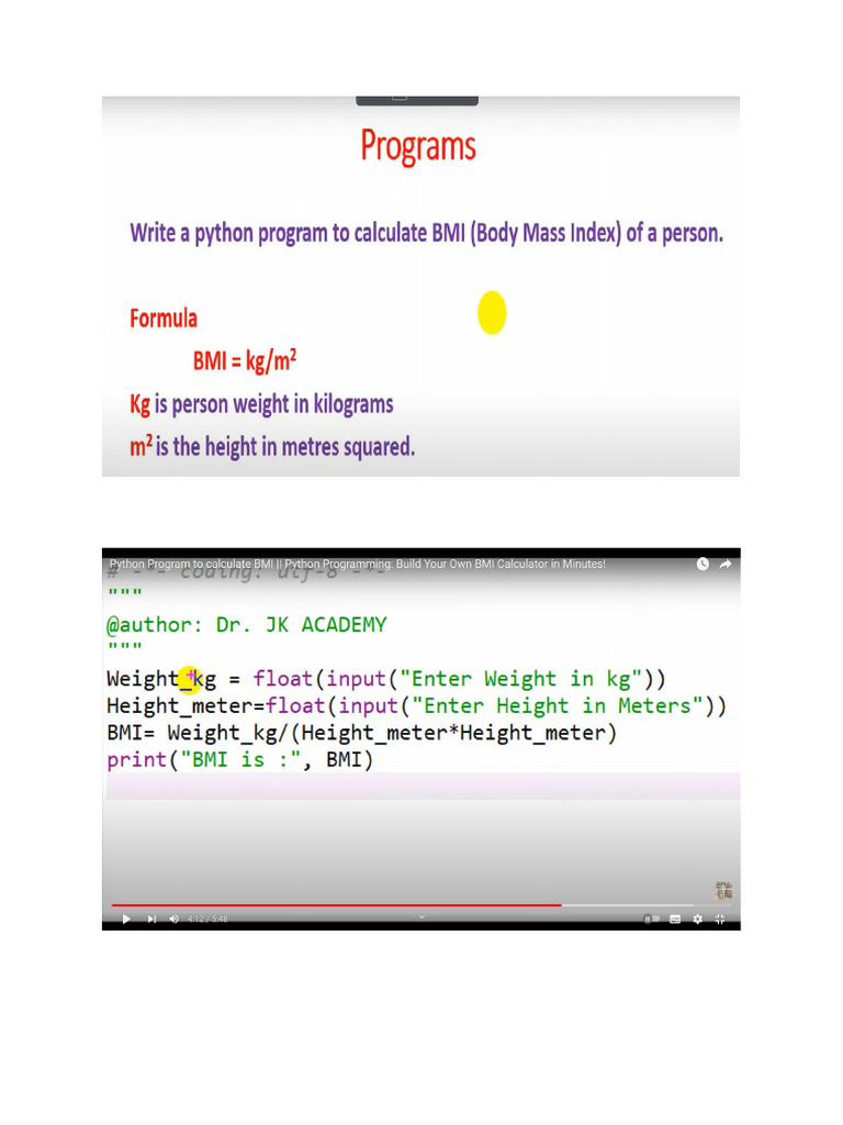 Write A Python 2.program Area and Circumference of A Circle | PDF