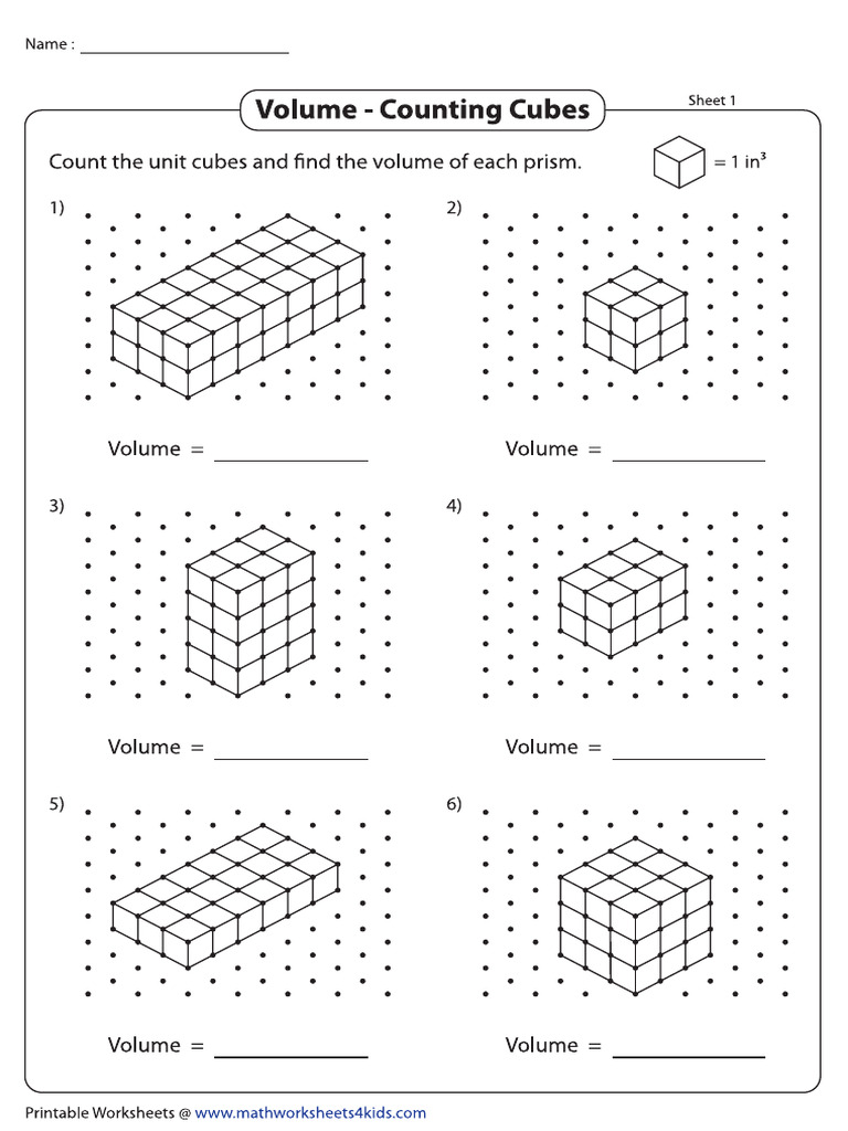 Counting Cubes 1 | PDF
