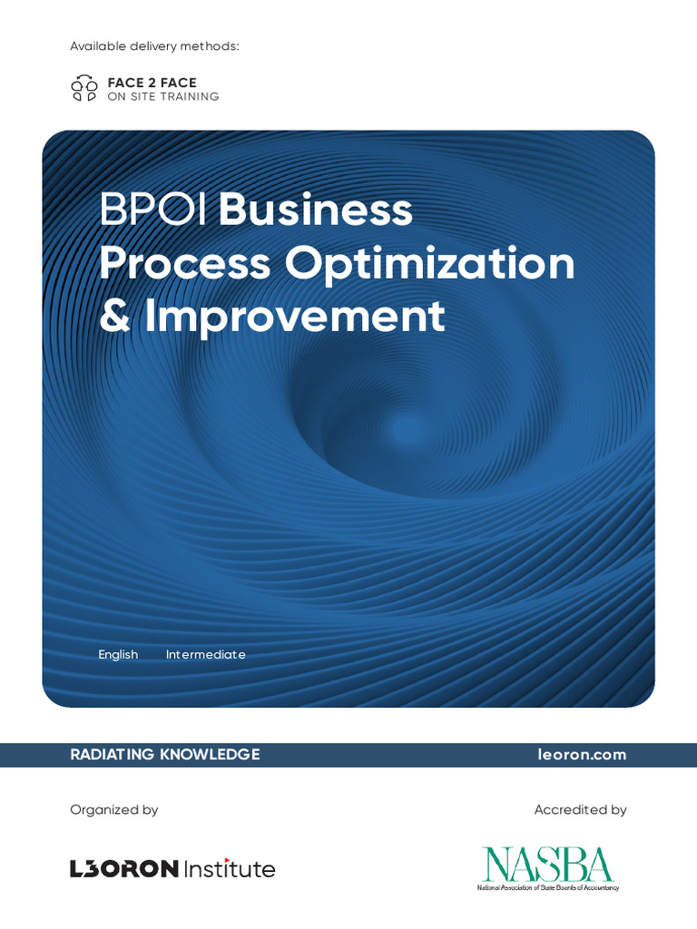 Business Process Optimization Improvement Pdf Business Process