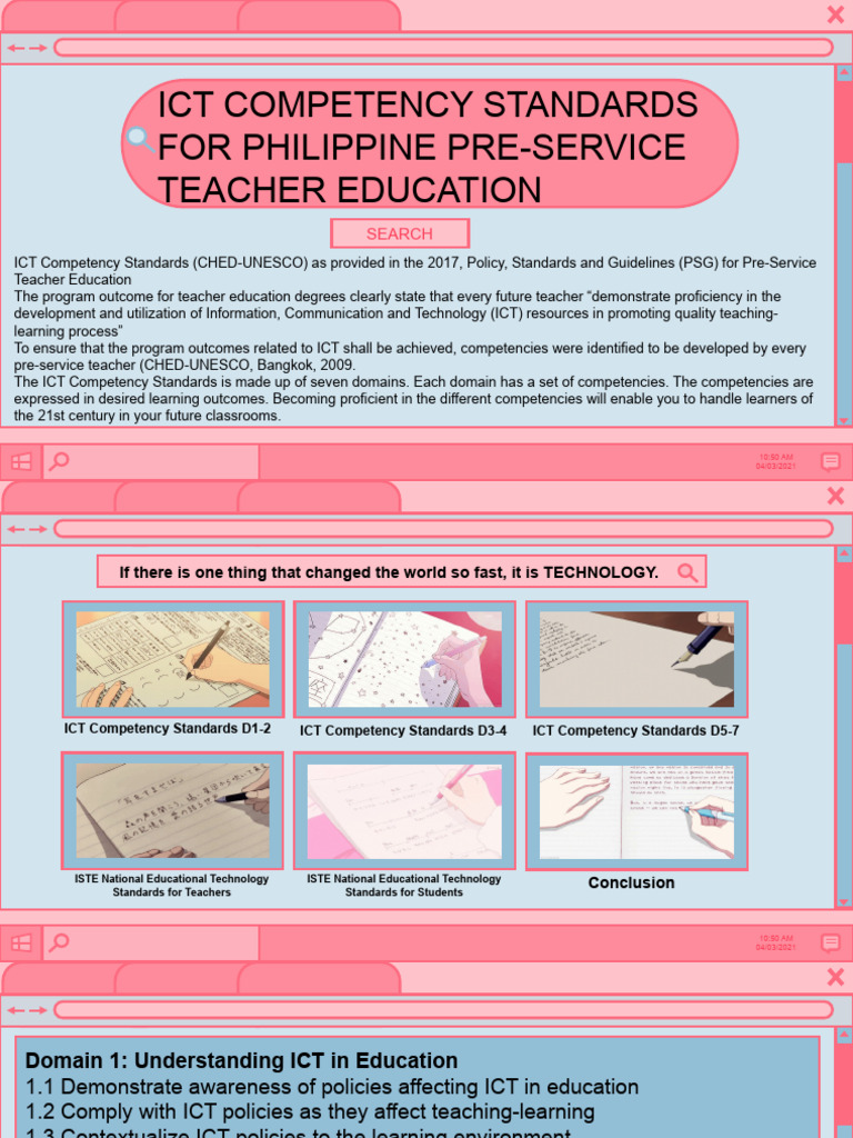 ICT Competency Standards for Teachers | PDF | Educational Technology ...